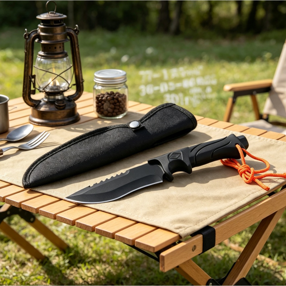 Multi-Purpose Camping Survival - Bushcraft Knife Fixed ulasan dan harga