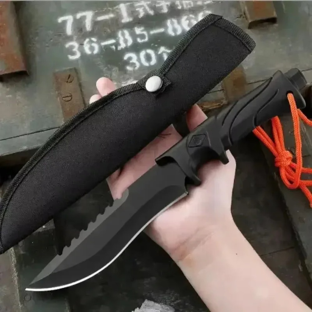 Multi-Purpose Camping Survival - Bushcraft Knife Fixed ulasan dan harga