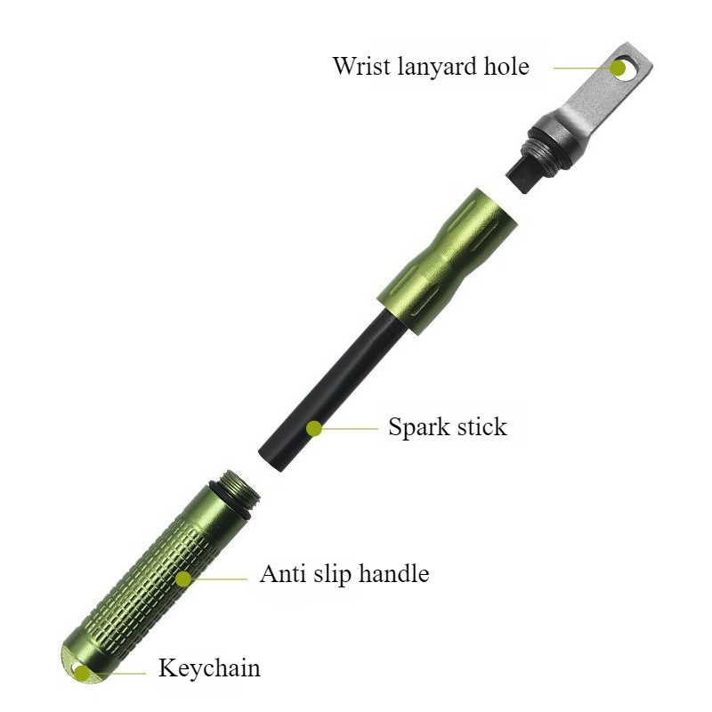 Portable Waterproof Flint Emer - Fire Starting Kit ulasan dan harga