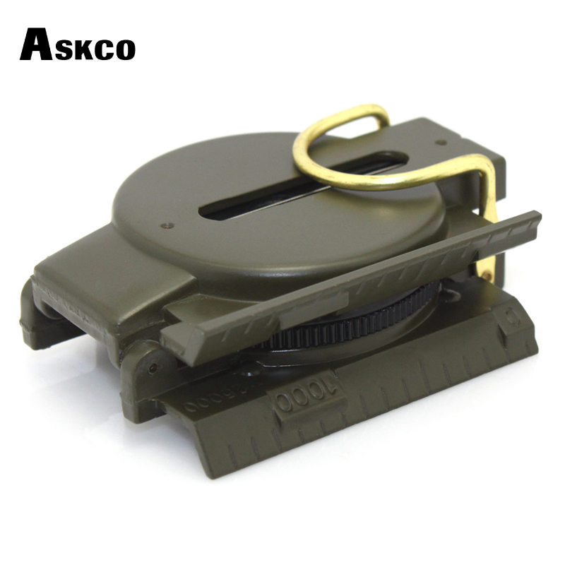 Aluminum Alloy Portable Army G - Compass Lensatic ulasan dan harga