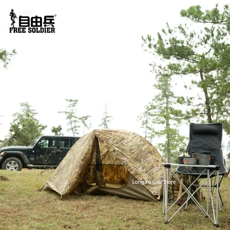 Outdoor Single Camouflage Tent - Emergency Mylar Tent ulasan dan harga